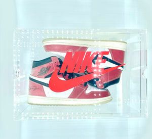 SneakerNerds Nike clear sneaker box