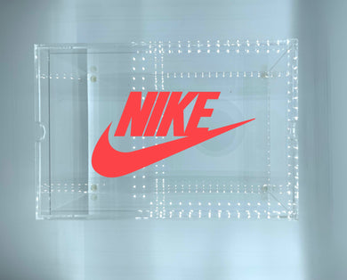 SneakerNerds Nike clear sneaker box